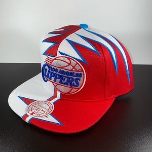 LA Clippers NBA Michell & Ness Retro Snapback Cap NWT Shockwave.